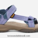 camurça terra fi lite feminina X88NTZ136 impressão roxa Teva