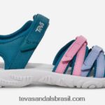 crianças pequenas tirra X88NTZ359 coral azul multi Teva