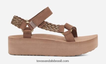 entrelaçamento universal de forma plana feminina X88NTZ172 caribu Teva