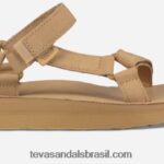 feminino midform universal em couro X88NTZ77 areia do deserto Teva
