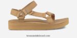feminino midform universal em couro X88NTZ77 areia do deserto Teva