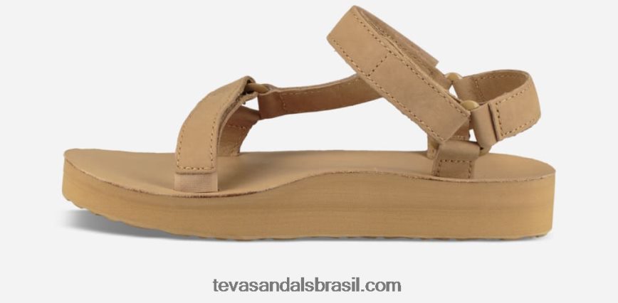 feminino midform universal em couro X88NTZ77 areia do deserto Teva - Image 3