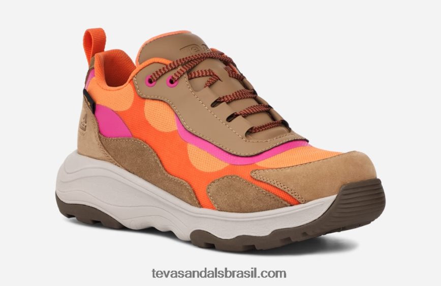 geotrecca feminina baixa X88NTZ31 mel marrom/coral rosa Teva - Image 2
