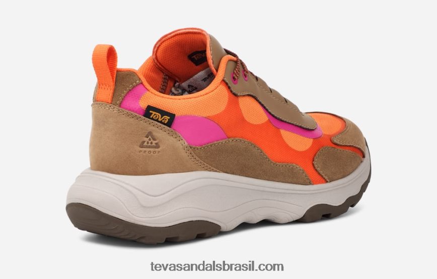 geotrecca feminina baixa X88NTZ31 mel marrom/coral rosa Teva - Image 4