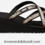 mush mandalyn wedge feminino ola 2 X88NTZ59 agave preto metálico Teva