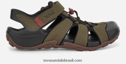 pederneira masculina X88NTZ385 azeitona escura Teva