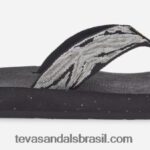 reflip feminino X88NTZ122 ondas preto/branco Teva