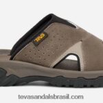 slide katavi 2 masculino X88NTZ296 taupe escuro Teva