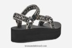 universal flatform feminino X88NTZ47 bandana preto/bétula Teva - Image 4