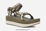 universal flatform feminino X88NTZ50 equilíbrio azeitona queimada Teva - Image 2