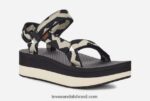 universal flatform feminino X88NTZ51 equilíbrio preto Teva - Image 2