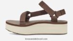 universal flatform feminino X88NTZ52 marrom/bétula Teva - Image 3